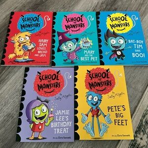 School of Monsters Book Set by Sally Rippin (Usborne)